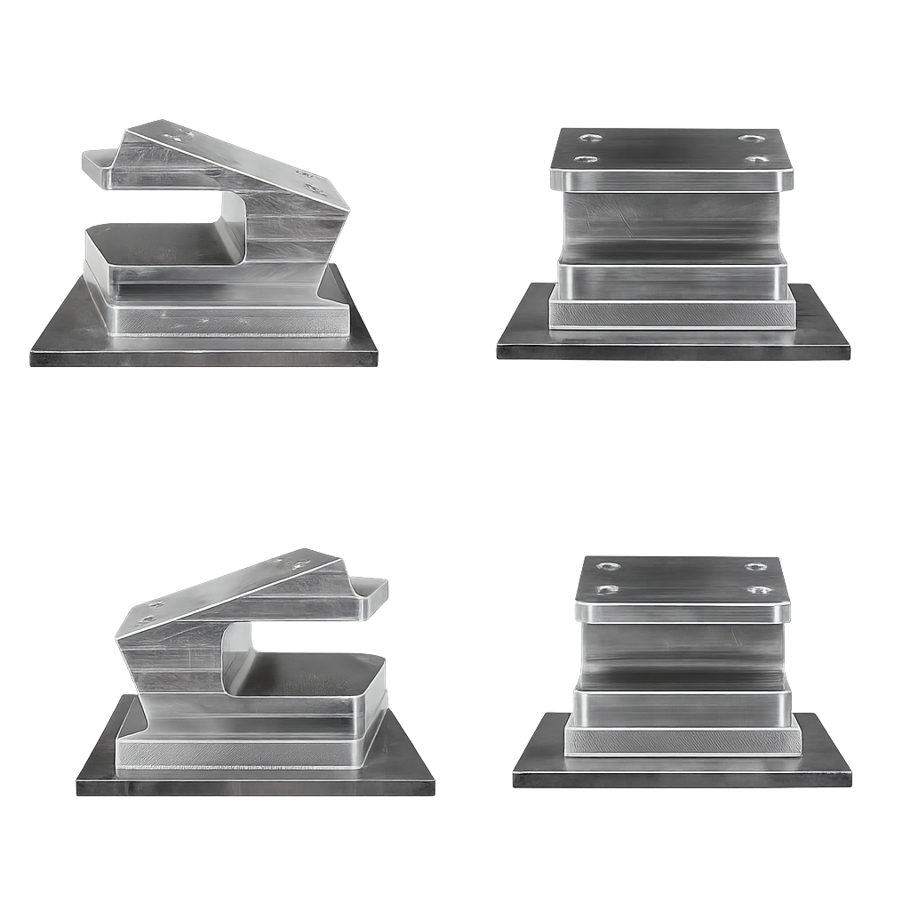 CNC machined brackets, jigs and fixtures prototype — mounting brackets and cam plates Bangalore